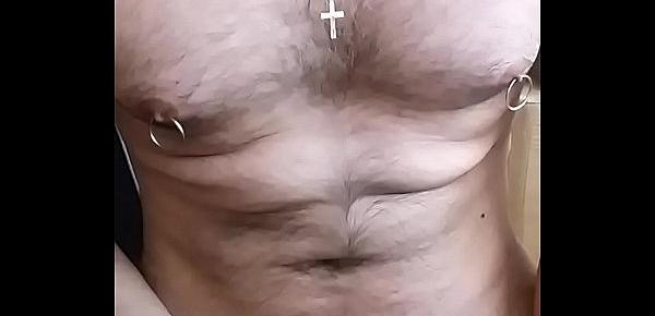  urethral sounding nipple electro stim cum part2